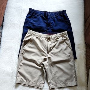 Bundle of 2 French Toast Confort Stretch School Uniform Shorts Boy's Size 16